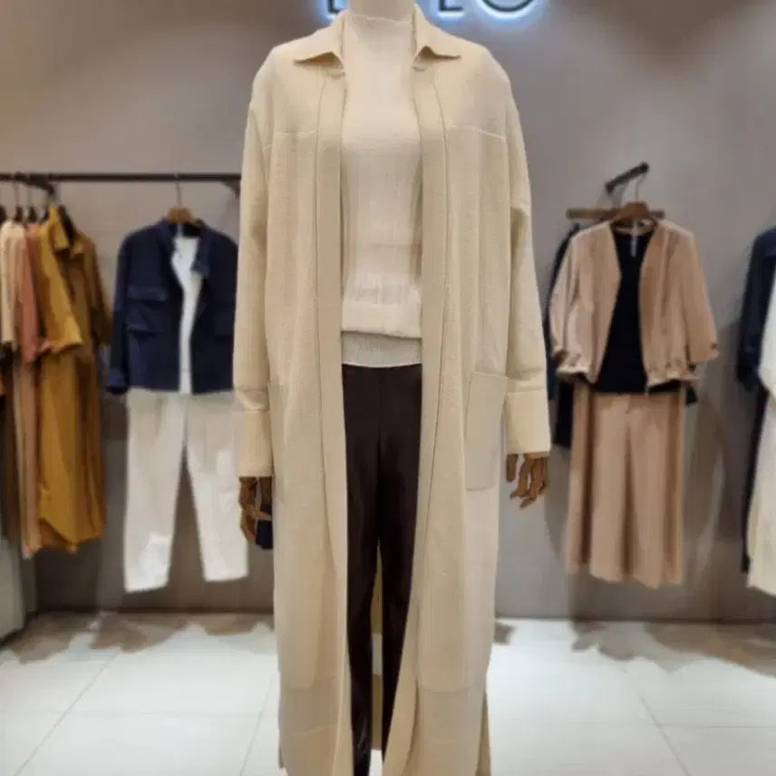 [BUNJANG] DECO Remian Knit Long Cardigan / DECO 데코 레미안 니트 롱가디건, FREE