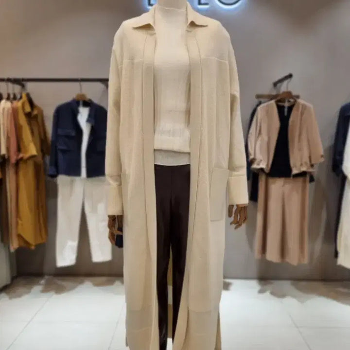 [BUNJANG] DECO Remian Knit Long Cardigan / DECO 데코 레미안 니트 롱가디건, FREE