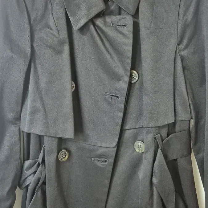 [BUNJANG] SOUP Trench Coat - Black, Size 55 / SOUP 트렌치코트 55