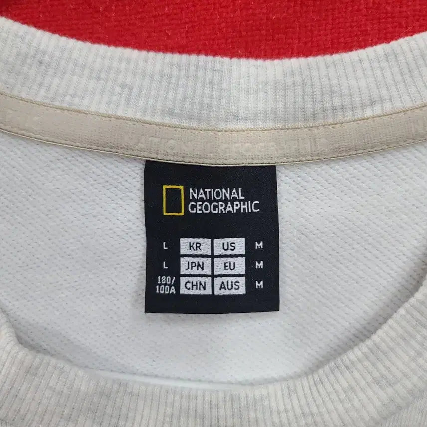 [BUNJANG] National Geographic Gray Sweatshirt / 내셔널지오그래픽 맨투맨 티셔츠 회색