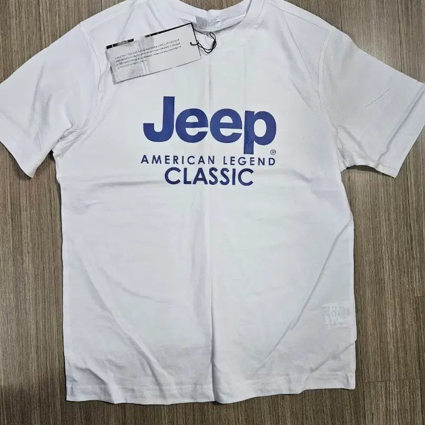 [BUNJANG] Jeep White Short Sleeve T-shirt / Jeep 지프 흰색 반팔 티셔츠