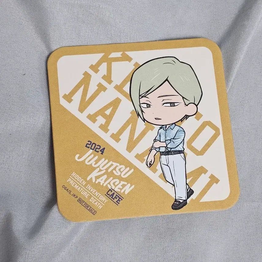 [BUNJANG] Jujutsu Kaisen Nanami Kento Coaster / 2024 쥬쥬카페 나나미 하이바라 코스터 일괄
