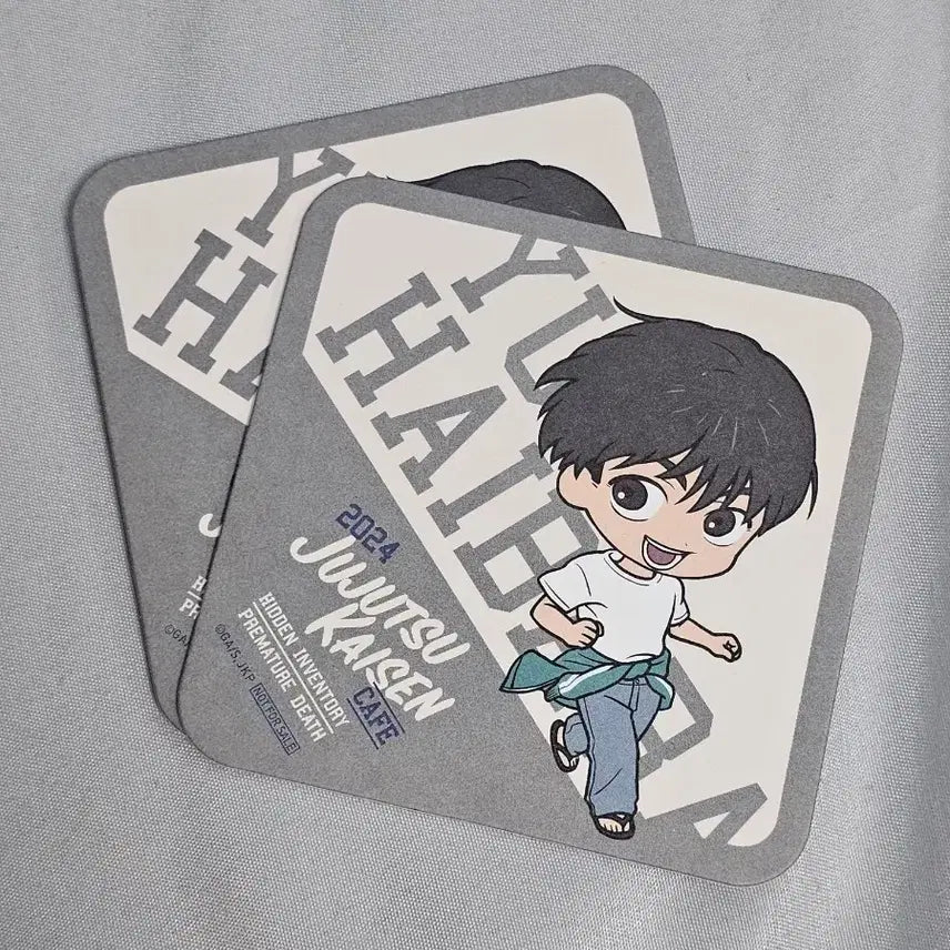 [BUNJANG] Jujutsu Kaisen Nanami Kento Coaster / 2024 쥬쥬카페 나나미 하이바라 코스터 일괄