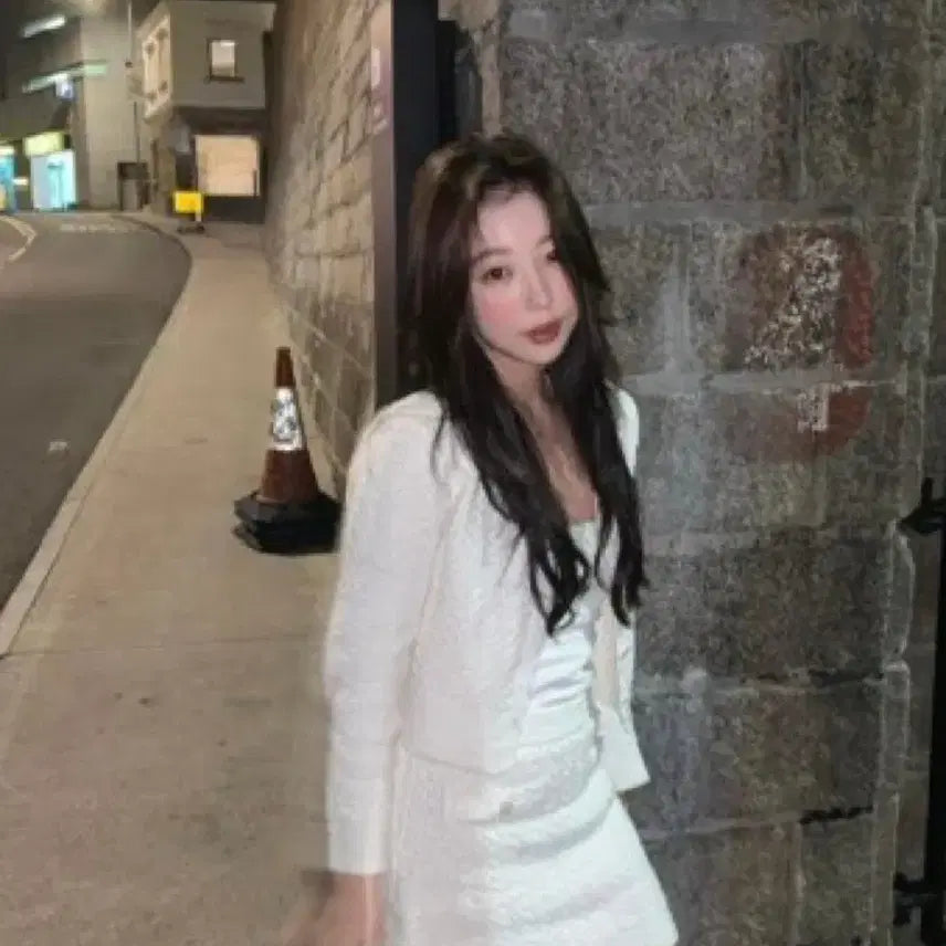 [BUNJANG] Sheschic Shasha Tweed Set Ivory / 새상품 택0, 샵시예 샤샤 트위드 셋업 아이보리 (세트로만 판매)