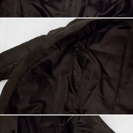 [BUNJANG] Franco Ferraro Lambskin Nubuck Leather Padded Jacket (100) / 프랑코 페라로 이태리 양가죽 누벅레더 패딩 자켓 (100)