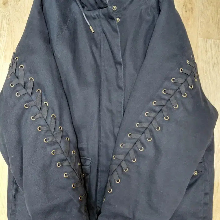 [BUNJANG] Maje Black Ribbon Padded Jacket / maje 마쥬 블랙 리본 패딩 36사이즈