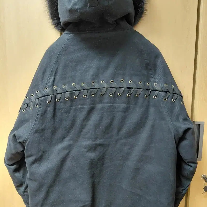 [BUNJANG] Maje Black Ribbon Padded Jacket / maje 마쥬 블랙 리본 패딩 36사이즈