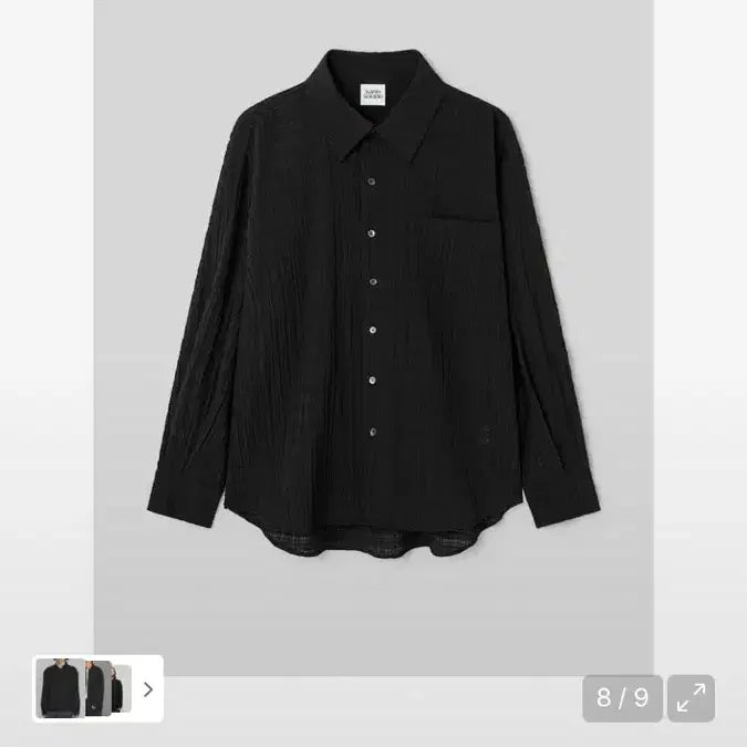 [BUNJANG] Sand Sound Black Shirt / 샌드사운드 셔츠