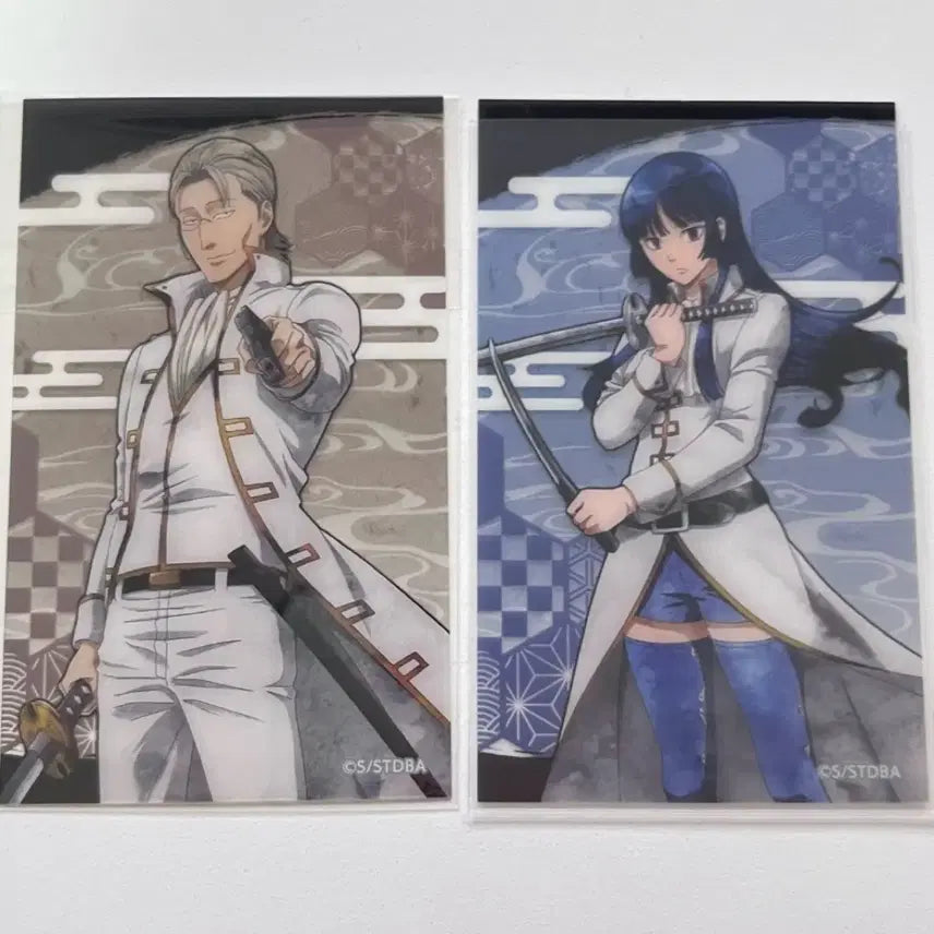 [BUNJANG] Gintama Isaburo &amp; Nobume Clear Card Bundle Set / 일괄) 은혼 클리어카드 이사부로 노부메