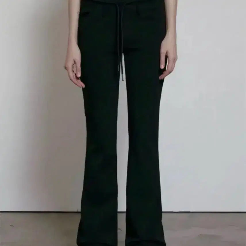 [BUNJANG] Bohemian Seoul Logo Band Jersey Bootcut Pants / 보헤미안 서울 로고 밴드 저지 부츠컷 팬츠