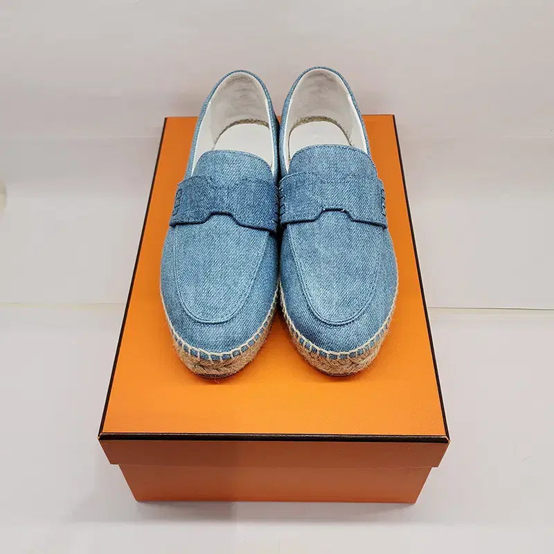 [SOLD OUT] 에르메스 트립 데님 에스파듀 스니커즈 34