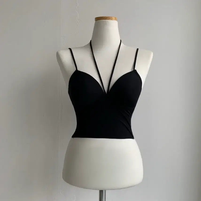 [BUNJANG] Strap Bra Top Tank Top / 스트랩 브라탑 나시