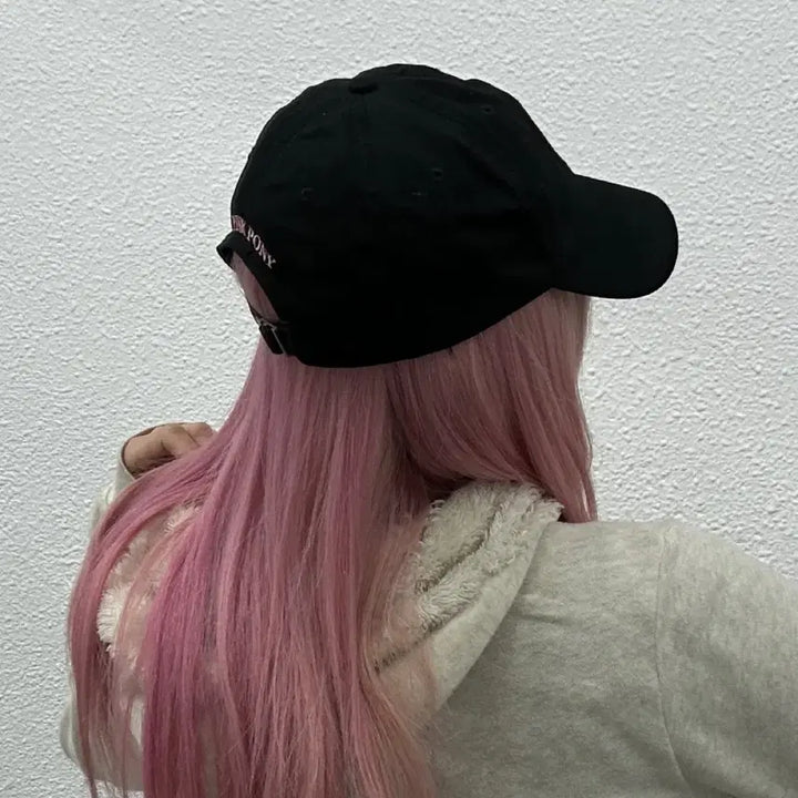[BUNJANG] Polo Ralph Lauren Black Ball Cap / 폴로 랄프로렌 딸기우유맛 미들포니 블랙 볼캡 ( 새상품 )