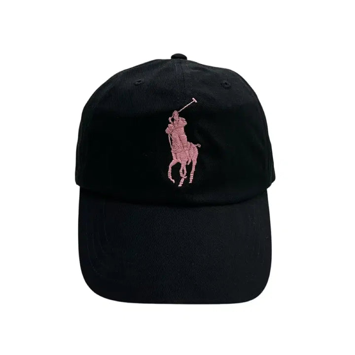 [BUNJANG] Polo Ralph Lauren Black Ball Cap / 폴로 랄프로렌 딸기우유맛 미들포니 블랙 볼캡 ( 새상품 )