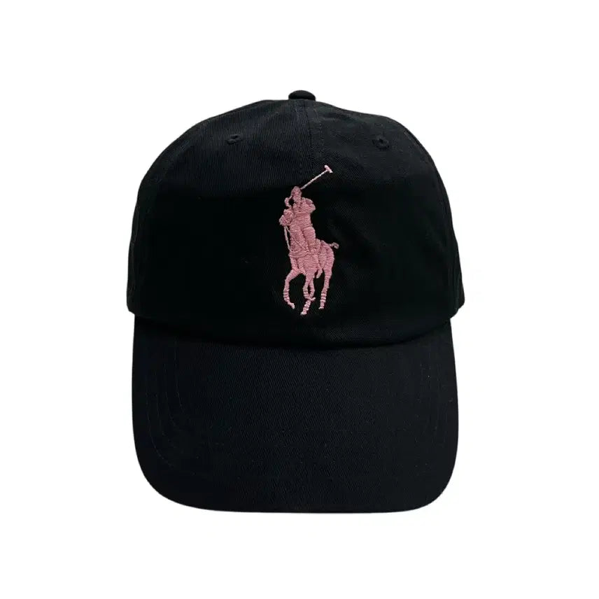 [BUNJANG] Polo Ralph Lauren Black Ball Cap / 폴로 랄프로렌 딸기우유맛 미들포니 블랙 볼캡 ( 새상품 )