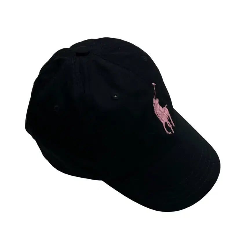 [BUNJANG] Polo Ralph Lauren Black Ball Cap / 폴로 랄프로렌 딸기우유맛 미들포니 블랙 볼캡 ( 새상품 )