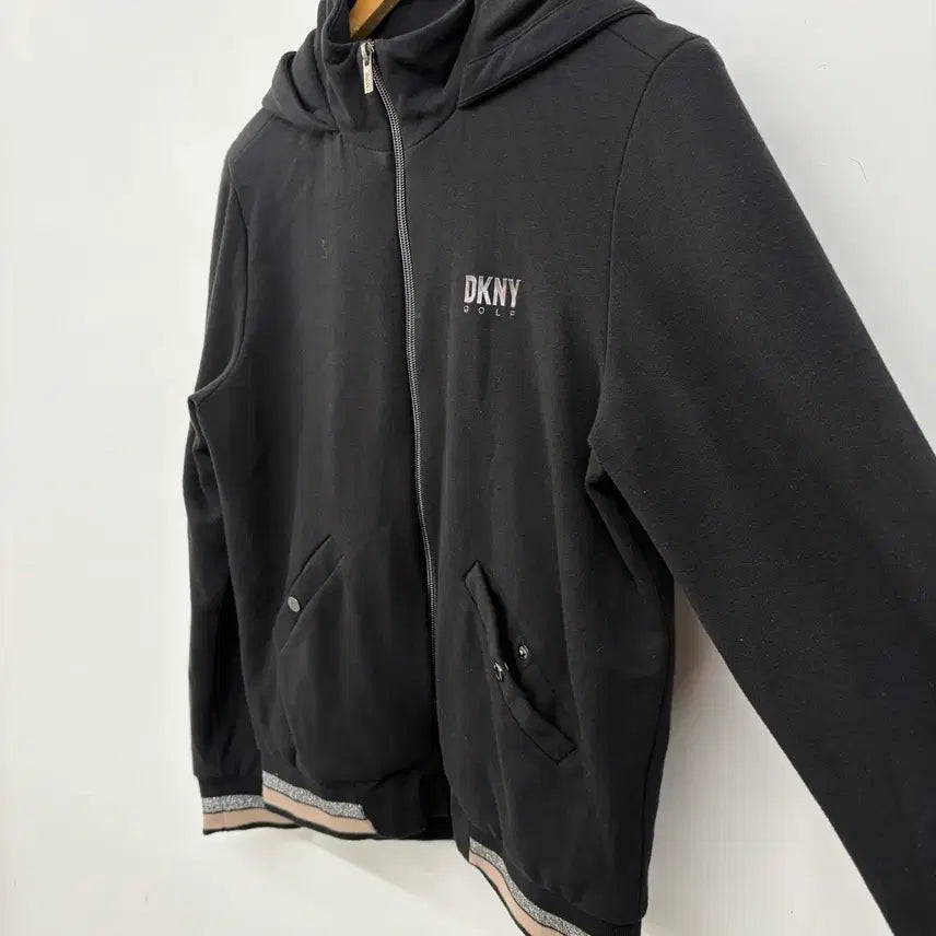 [BUNJANG] DKNY Golf Black Hooded Zip-Up Jacket (Women&