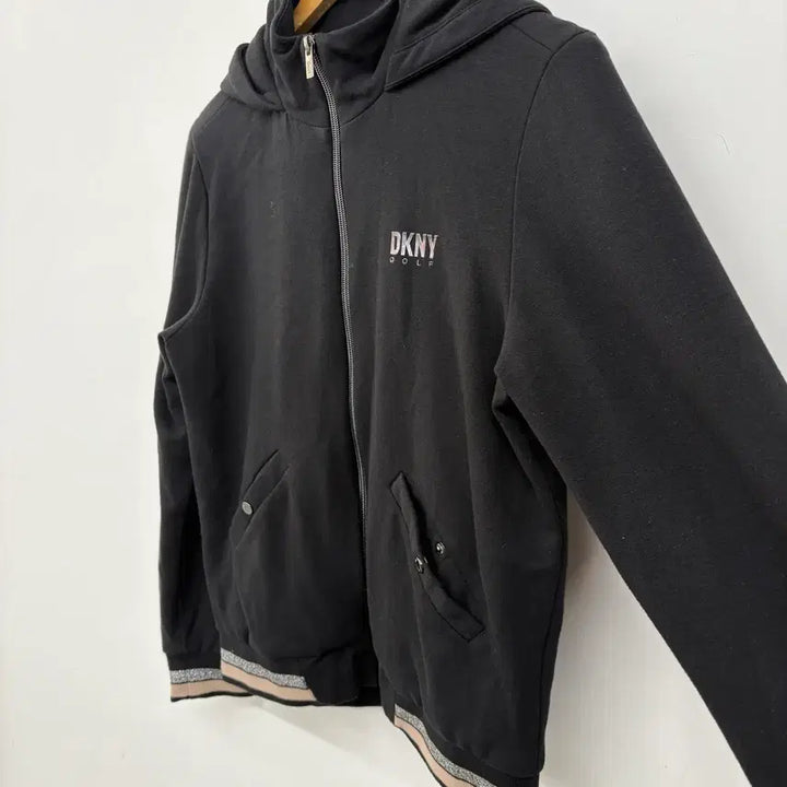 [BUNJANG] DKNY Golf Black Hooded Zip-Up Jacket (Women&
