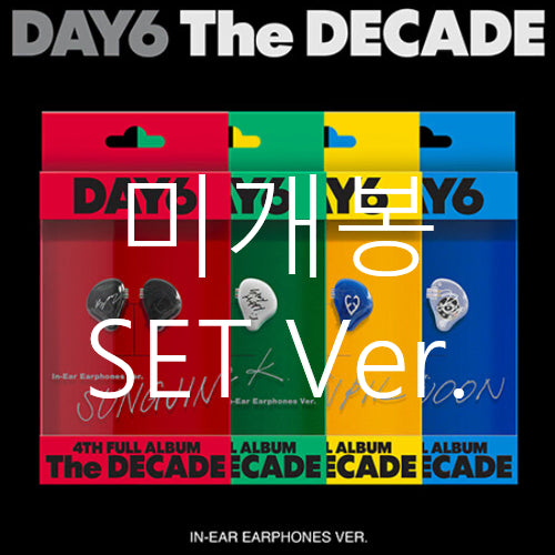 [BUNJANG] Day6 The Decade Earphone Set Version Album / [미개봉] 데이식스 - The Decade [이어폰반 SET Ver.]