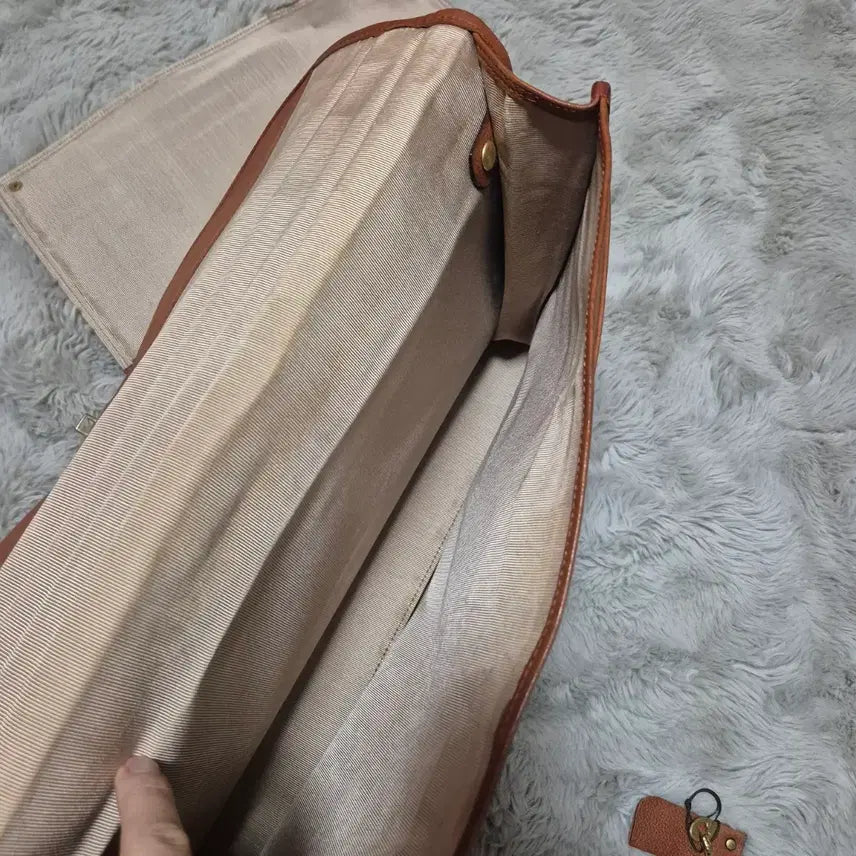 [BUNJANG] Porter Vintage Leather Briefcase Brown / 포터 빈티지 가죽 서류 가방 브라운