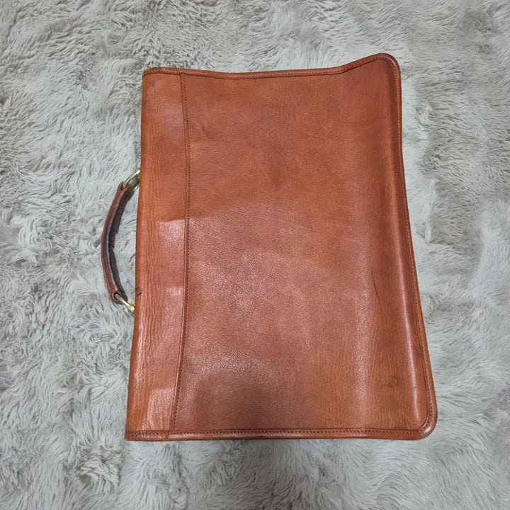 [BUNJANG] Porter Vintage Leather Briefcase Brown / 포터 빈티지 가죽 서류 가방 브라운