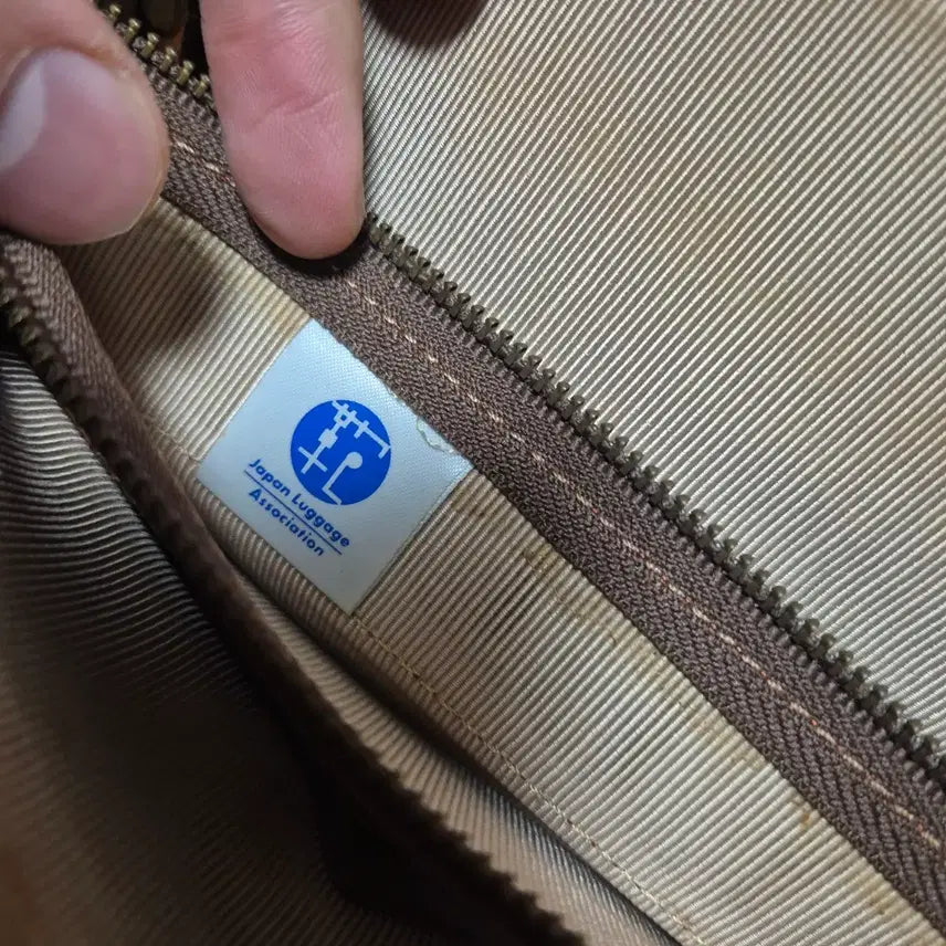 [BUNJANG] Porter Vintage Leather Briefcase Brown / 포터 빈티지 가죽 서류 가방 브라운