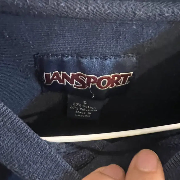 [BUNJANG] Jansport Wisconsin S Size Navy Sweatshirt / jansport 맨투맨 s