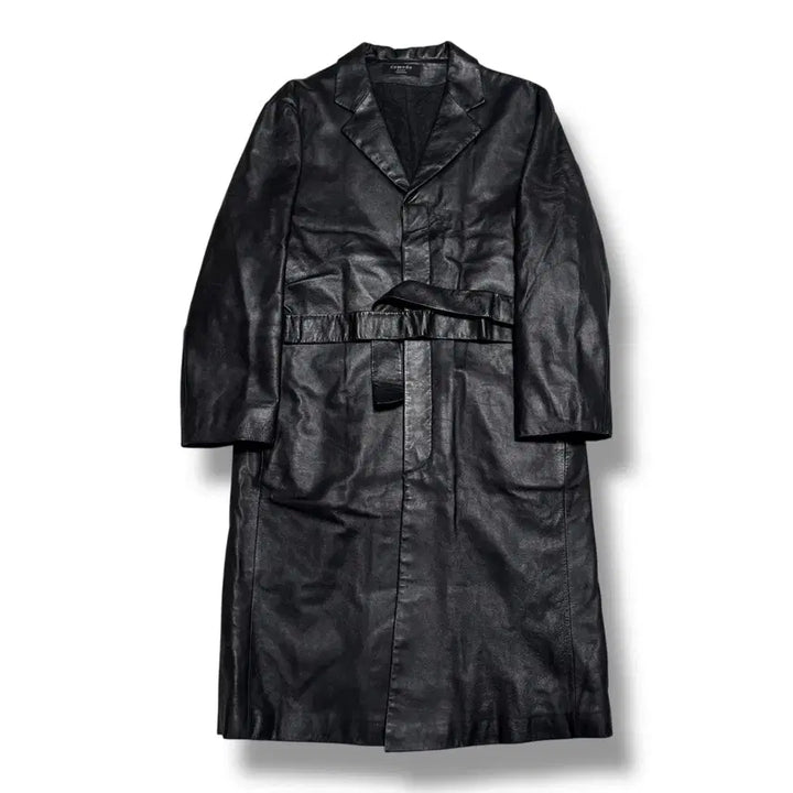 [BUNJANG] Comodo Leather Long Coat / Comodo 양가죽 롱 코트