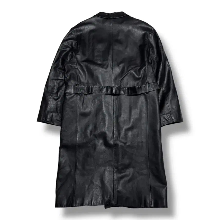 [BUNJANG] Comodo Leather Long Coat / Comodo 양가죽 롱 코트