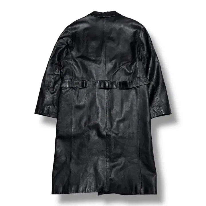 [BUNJANG] Comodo Leather Long Coat / Comodo 양가죽 롱 코트