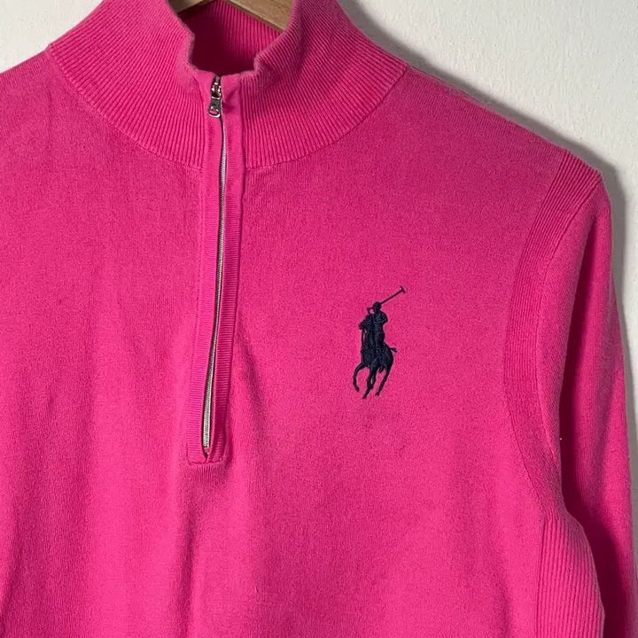 [BUNJANG] Polo Ralph Lauren Big Pony Half-Zip Sweater / 폴로 빅포니 반집업
