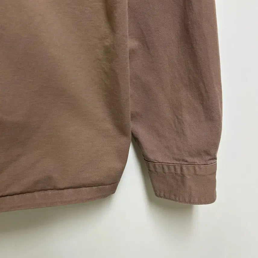 [SOLD OUT] [남자-105]지오다노 브라운 투포켓 코튼 셔츠자켓