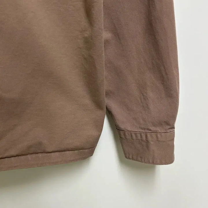 [SOLD OUT] [남자-105]지오다노 브라운 투포켓 코튼 셔츠자켓