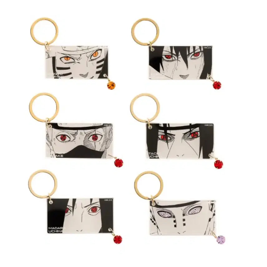 [BUNJANG] Naruto Jump Shop The Eyes Keyring (Madara/Pain) / 나루토 점프샵 The eyes 키링 (마다라 / 페인)