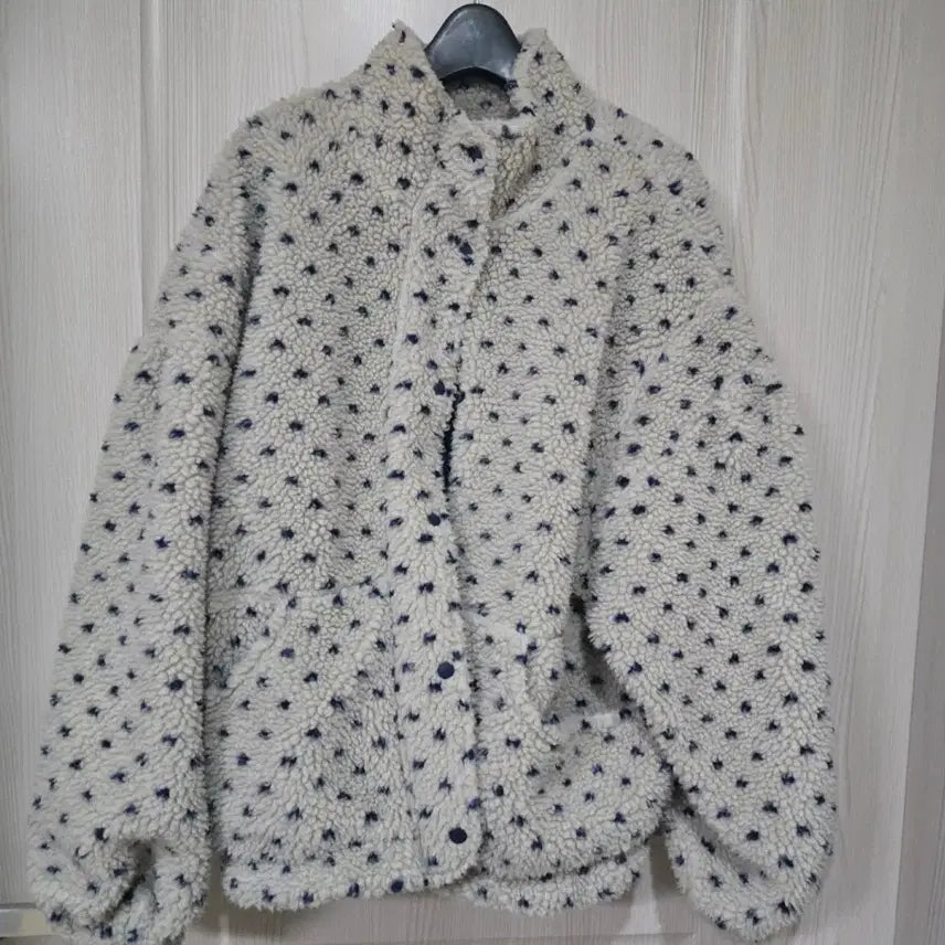 [BUNJANG] FREETTER Dot Fleece Jacket / 프리터 도트 플리스 후리스 뽀글이