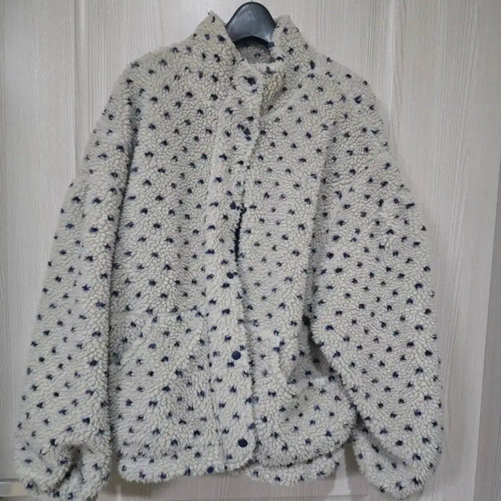 [BUNJANG] FREETTER Dot Fleece Jacket / 프리터 도트 플리스 후리스 뽀글이