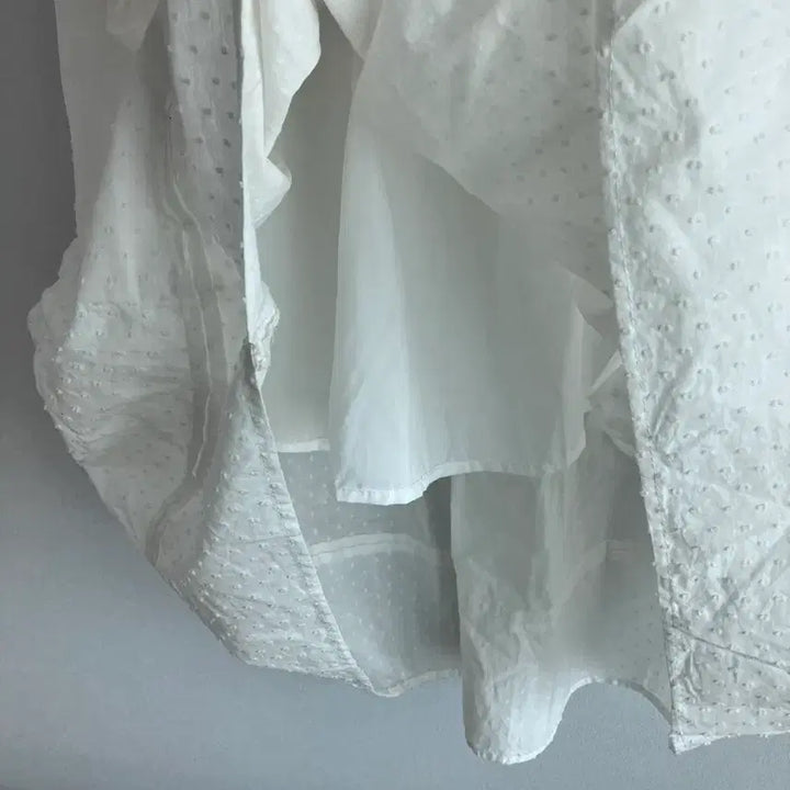 [BUNJANG] Banding Long Ruffle Skirt White / 밴딩 캉캉 롱 스커트 화이트