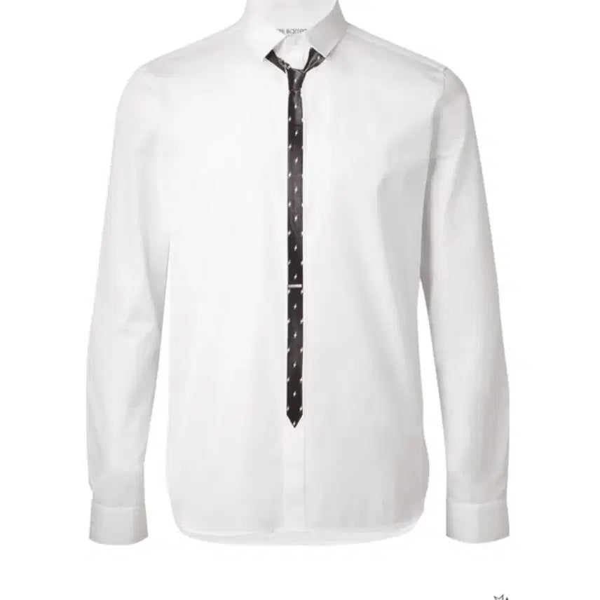 [BUNJANG] Lightning Tie Shirt White Size 100 / 번개타이 셔츠 화이트 95-슬림100 사이즈