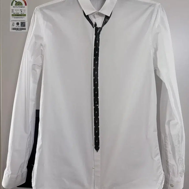 [BUNJANG] Lightning Tie Shirt White Size 100 / 번개타이 셔츠 화이트 95-슬림100 사이즈