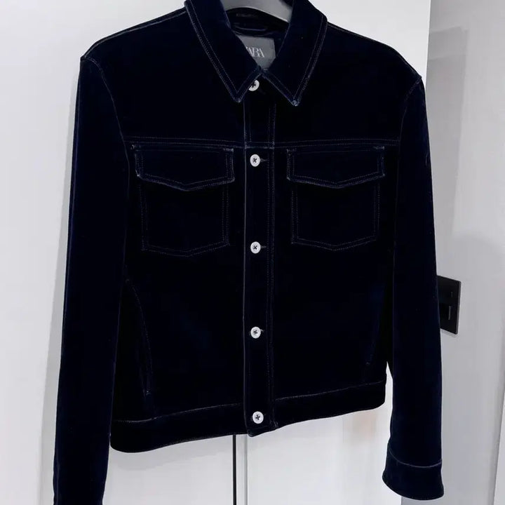 [BUNJANG] Zara Velvet Jacket L / 자라 플롯 벨벳 자켓 L