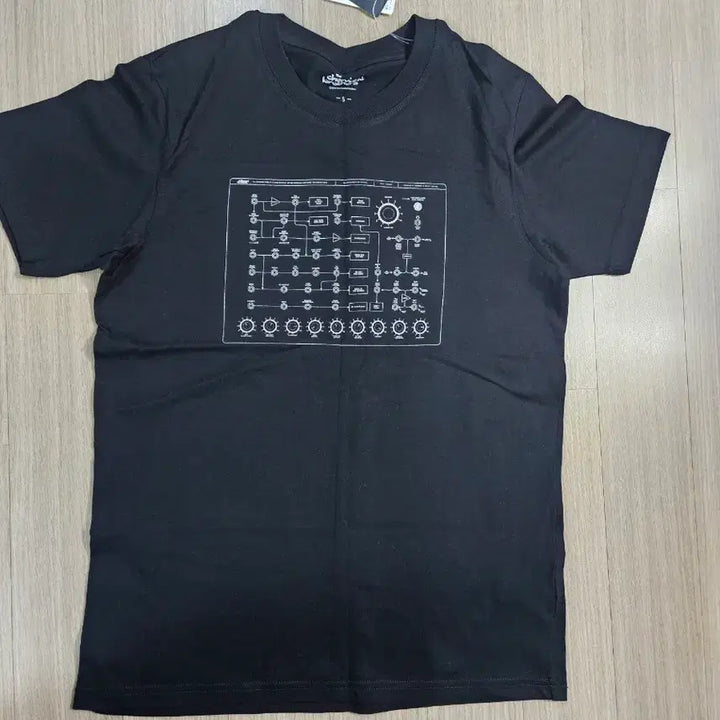 [BUNJANG] Black Printed T-shirts Bundle Set / 2세트)검정색 프린팅 반팔티셔츠 두개 일괄