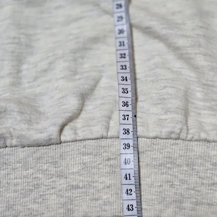 [BUNJANG] Magenta Studio Oatmeal Crop Hoodie / 마젠타: 스튜디오 후드 티셔츠 오트밀 스판
