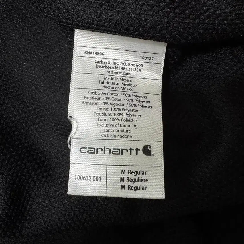 [BUNJANG] Carhartt Thermal Rain Defender Black Jacket / 칼하트 써멀 레인디펜더 블랙 m