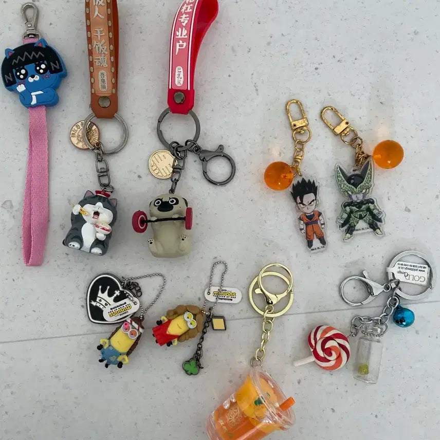 [BUNJANG] Various Character Keyring Bundle Set / 각종 캐릭터 키링 모음(총 9종.새상품)