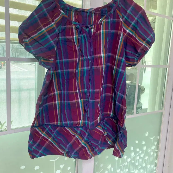 [BUNJANG] Mori Girl Checkered Shirt / 체크셔츠 모리걸