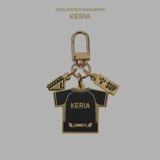 [BUNJANG] T1 Keria 2025 World Champion Keyring / t1 티원 케리아 2025 월드챔피언 키링