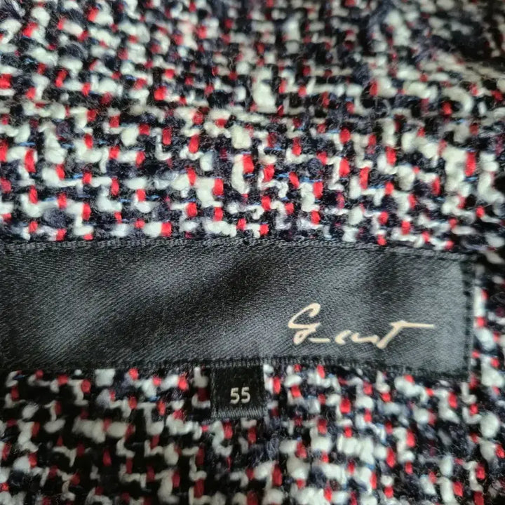 [BUNJANG] G-Cut Sailor Tweed Zip-up Jacket / 지컷 세일러 트위드 집업 자켓