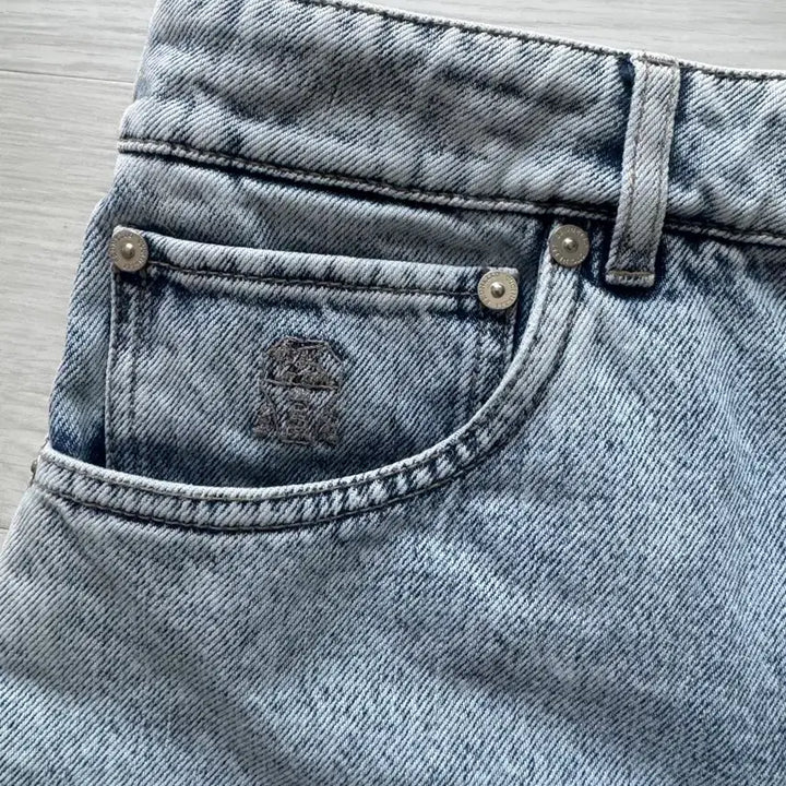 [BUNJANG] Brunello Cucinelli Washed Denim Pants / 브루넬로 쿠치넬리 워싱 데님 팬츠
