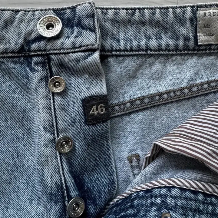 [BUNJANG] Brunello Cucinelli Washed Denim Pants / 브루넬로 쿠치넬리 워싱 데님 팬츠