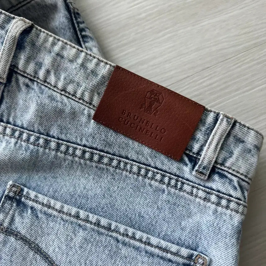 [BUNJANG] Brunello Cucinelli Washed Denim Pants / 브루넬로 쿠치넬리 워싱 데님 팬츠